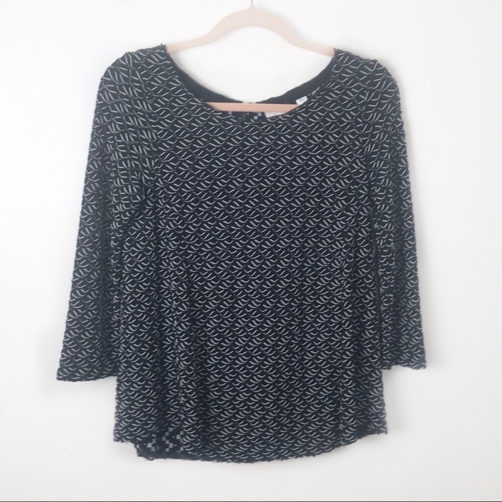 Postmark Anthropologie 3/4 Sleeve Top